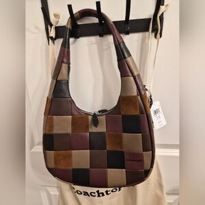 Coach Patchwork Alter Ego Hobo Bag in Brown and Black